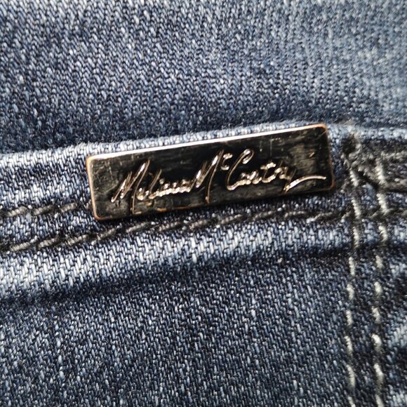 Melissa McCarthy Seven7 Ladies Medium Wash Slimming Silhouette Pencil Jeans - Picture 12 of 16